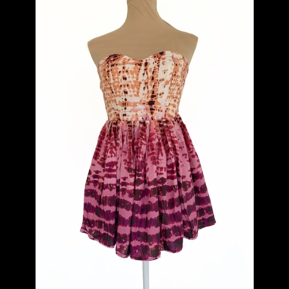 Forever 21 Dresses & Skirts - Forever 21 Tie Dye Strapless Dress